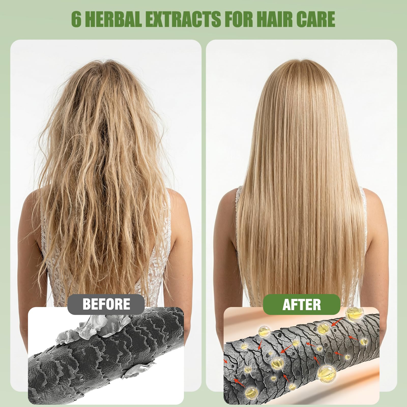 Lunory shampoo with ginseng extract promoting refreshed hair feel.
