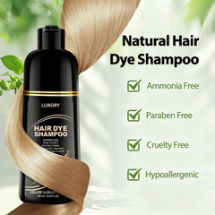 Lunory light blonde color swatch showing natural, even tone.