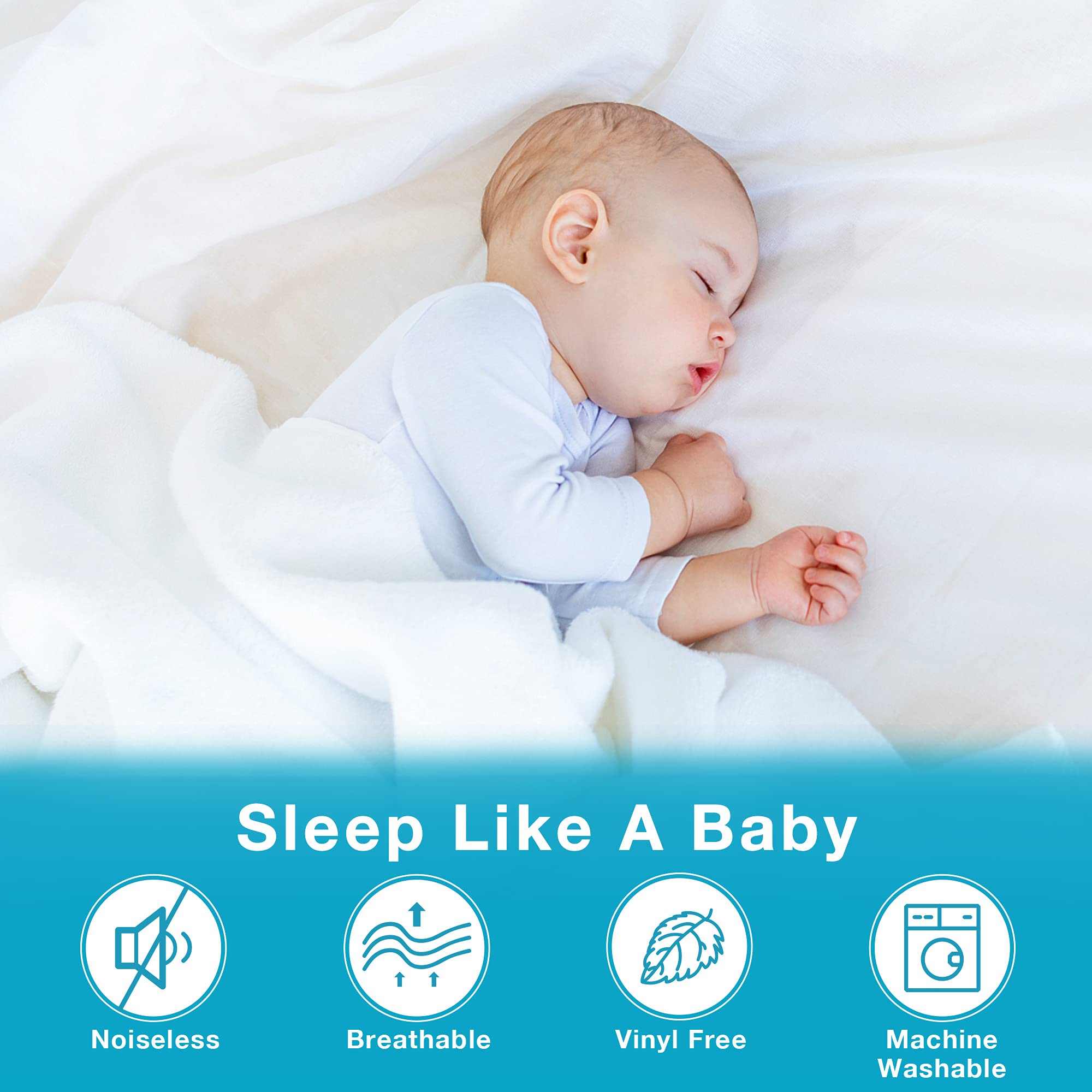 Lunsing family-friendly protector creates a tidy, safe sleep space for kids and pets.