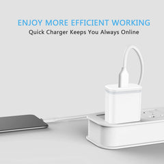 LUOATIP 20W USB-C charger with heat-resistant shell.
