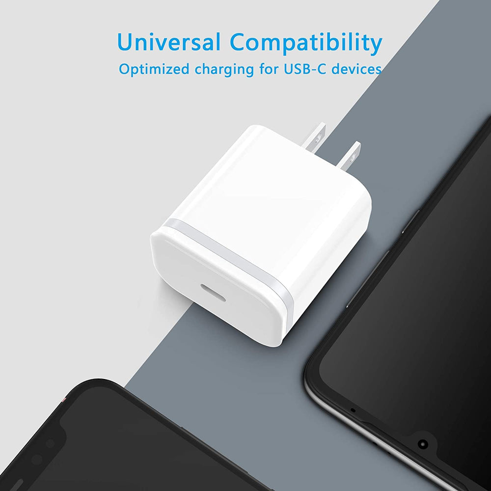 LUOATIP 20W USB-C charger suitable for home and office use.