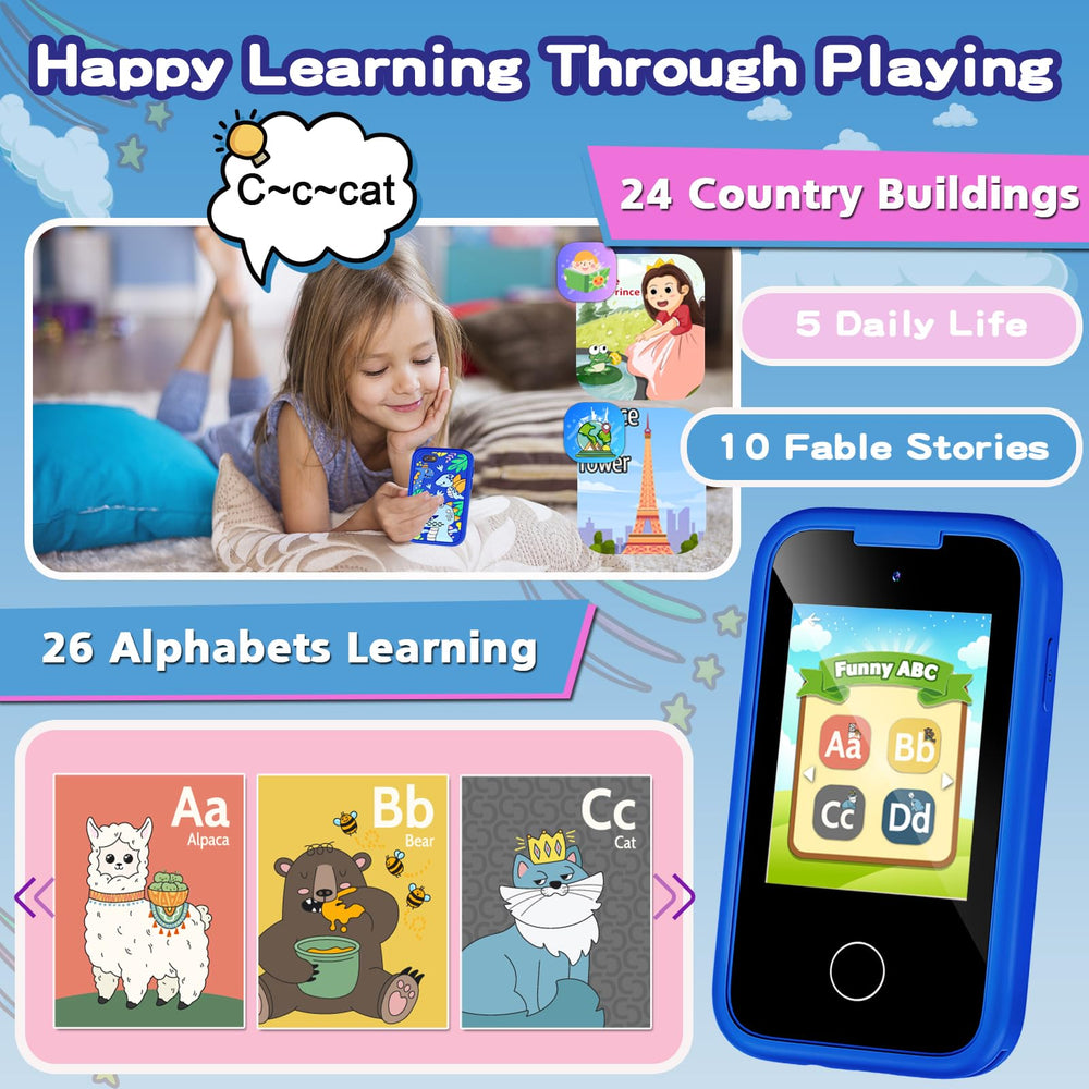 Luoba Kids Phone includes 8GB memory card for extra storage.