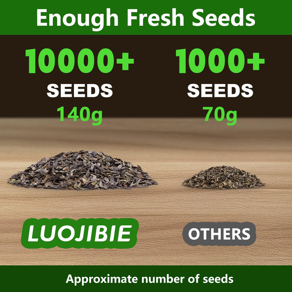 LUOJIBIE zinnia seeds in resealable packaging stay fresh for planting
