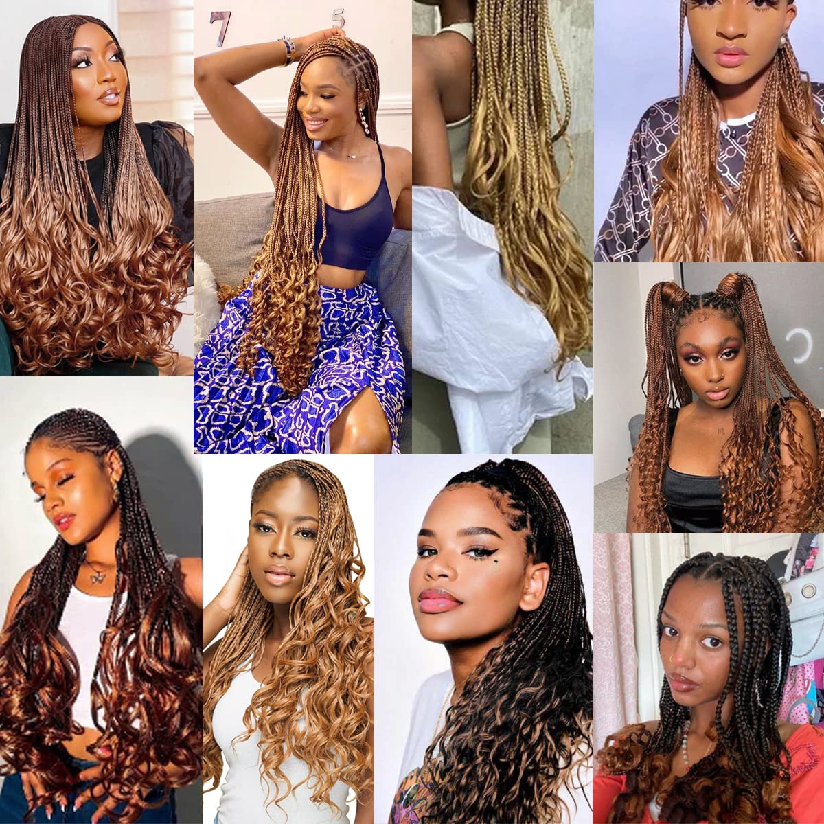 Luoyudu durable reusable braiding hair for long lasting styling