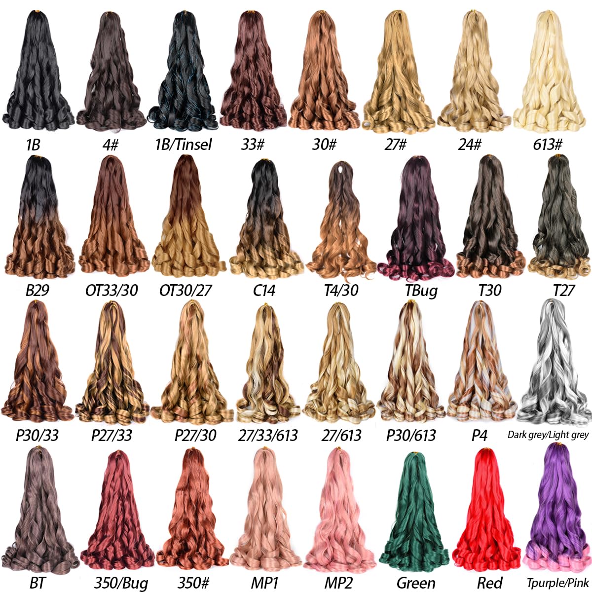 Luoyudu easy install braiding hair ideal for beginners