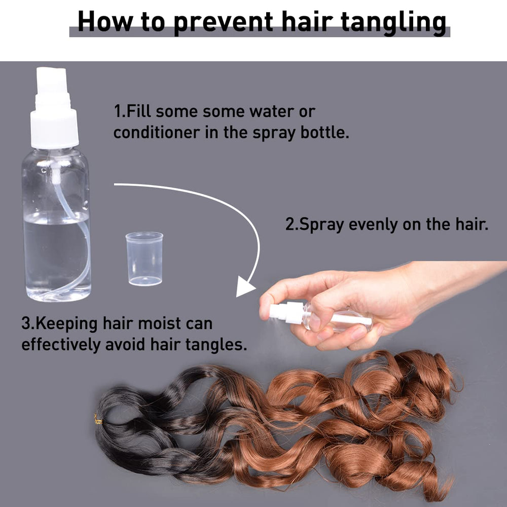 Luoyudu pre stretched curly braiding hair for quick braids