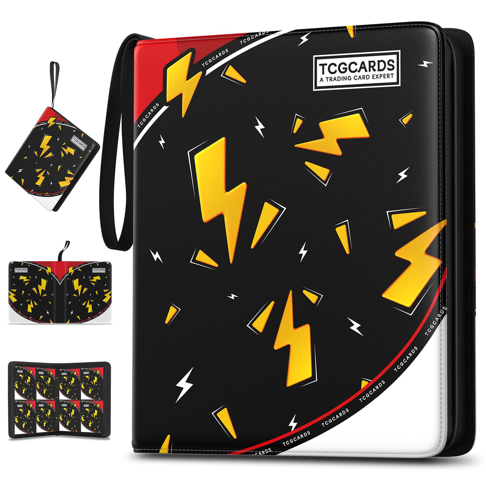 Luporia binder in black, portable storage for your trading cards.
