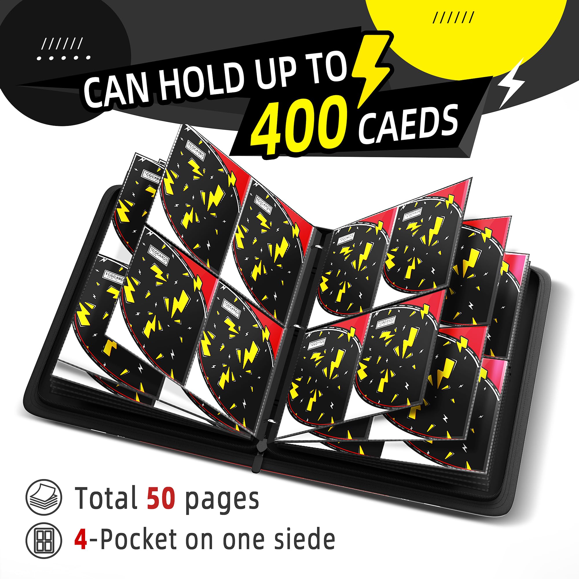 Soft velvet interior protects cards from scratches.