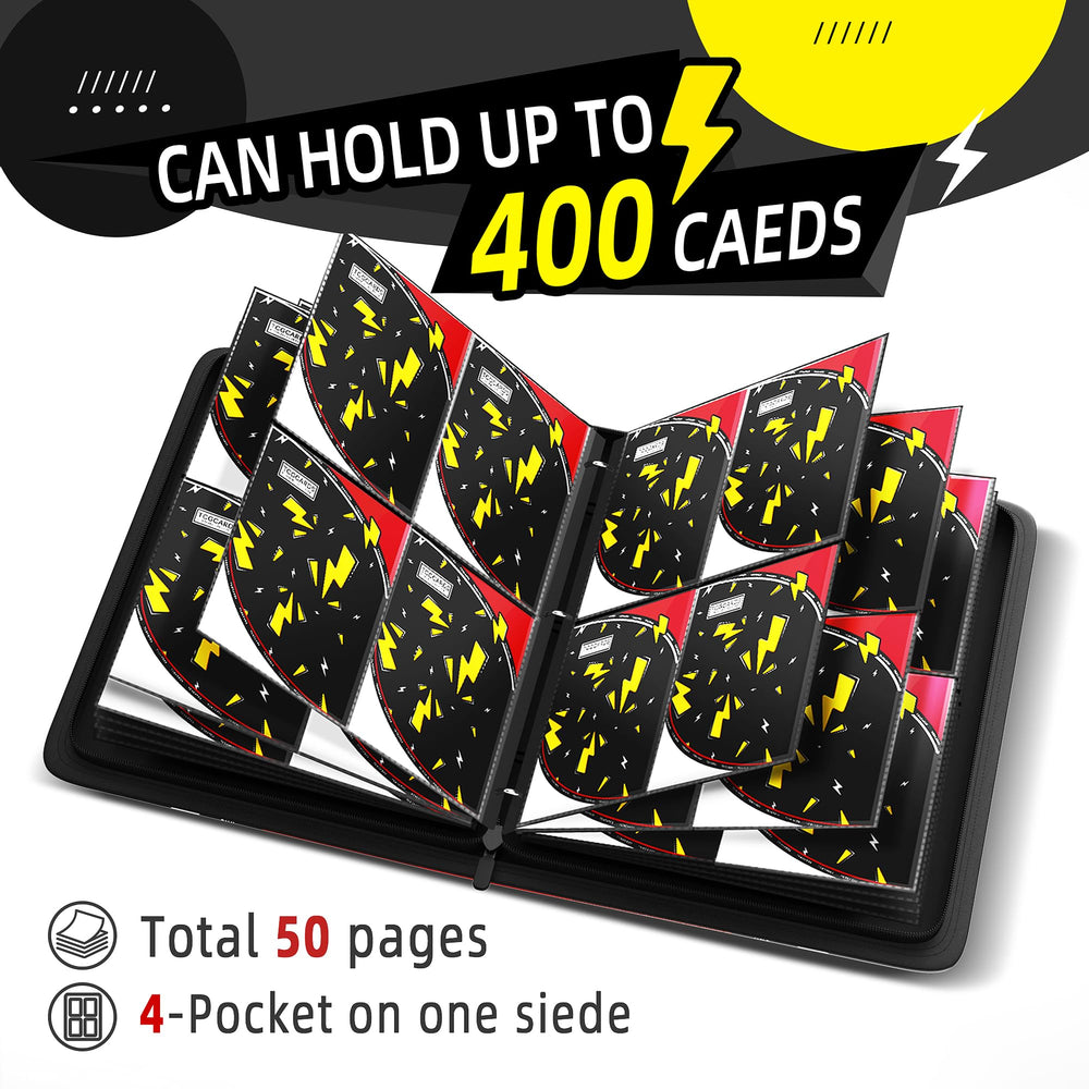 Soft velvet interior protects cards from scratches.