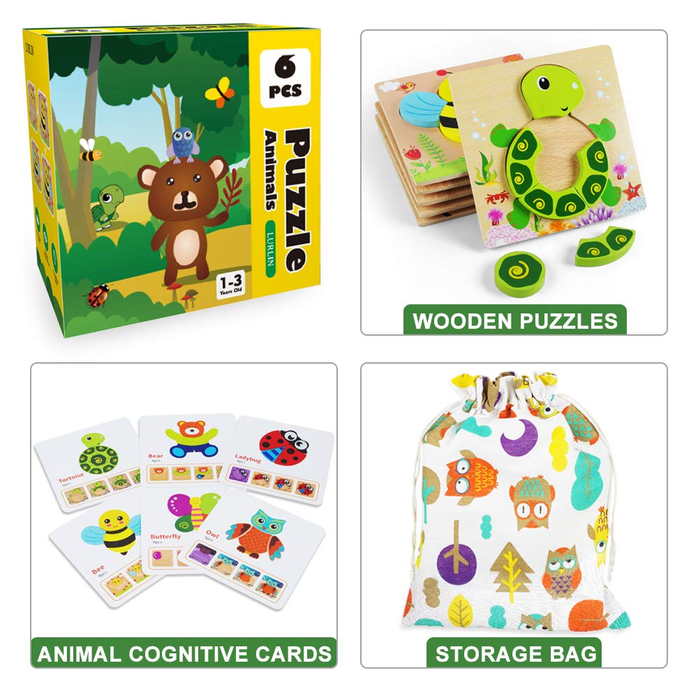 LURLIN 6-in-1 wooden set with cards expands play options.