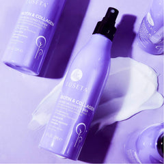 Luseta Biotin Leave-In Conditioner performing frizz control and cuticle sealing.