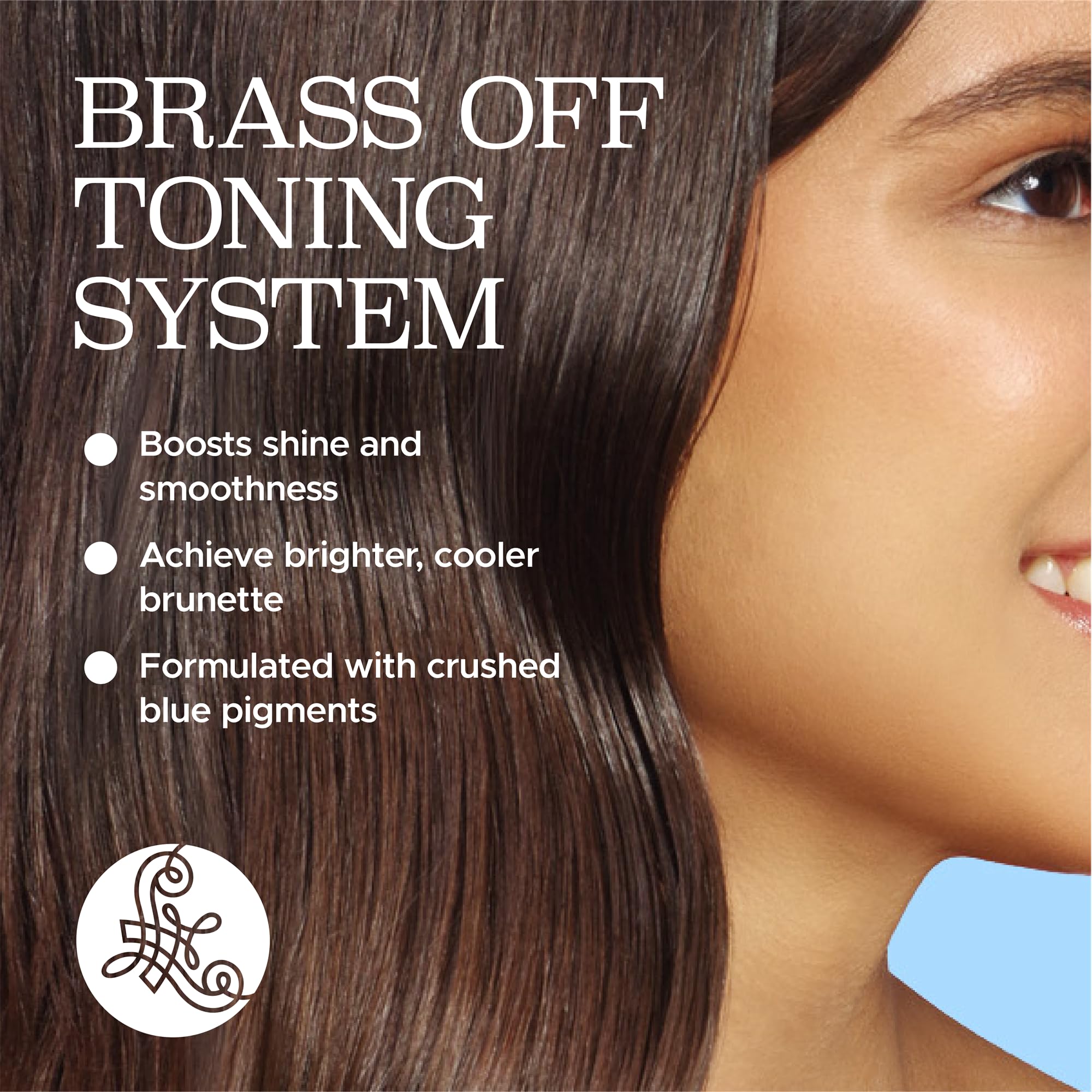 Luseta blue shampoo creates a gentle lather on color-treated hair.