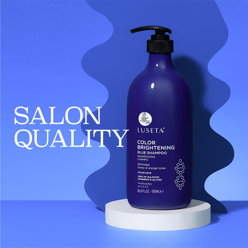 Back label of Luseta bottle emphasizes clean, free-from ingredients.