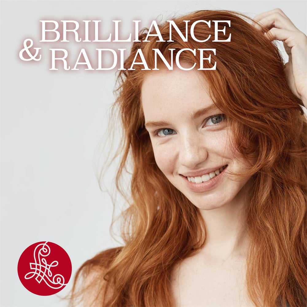 Luseta rose hip oil closeup suggests elasticity and smoother hair.