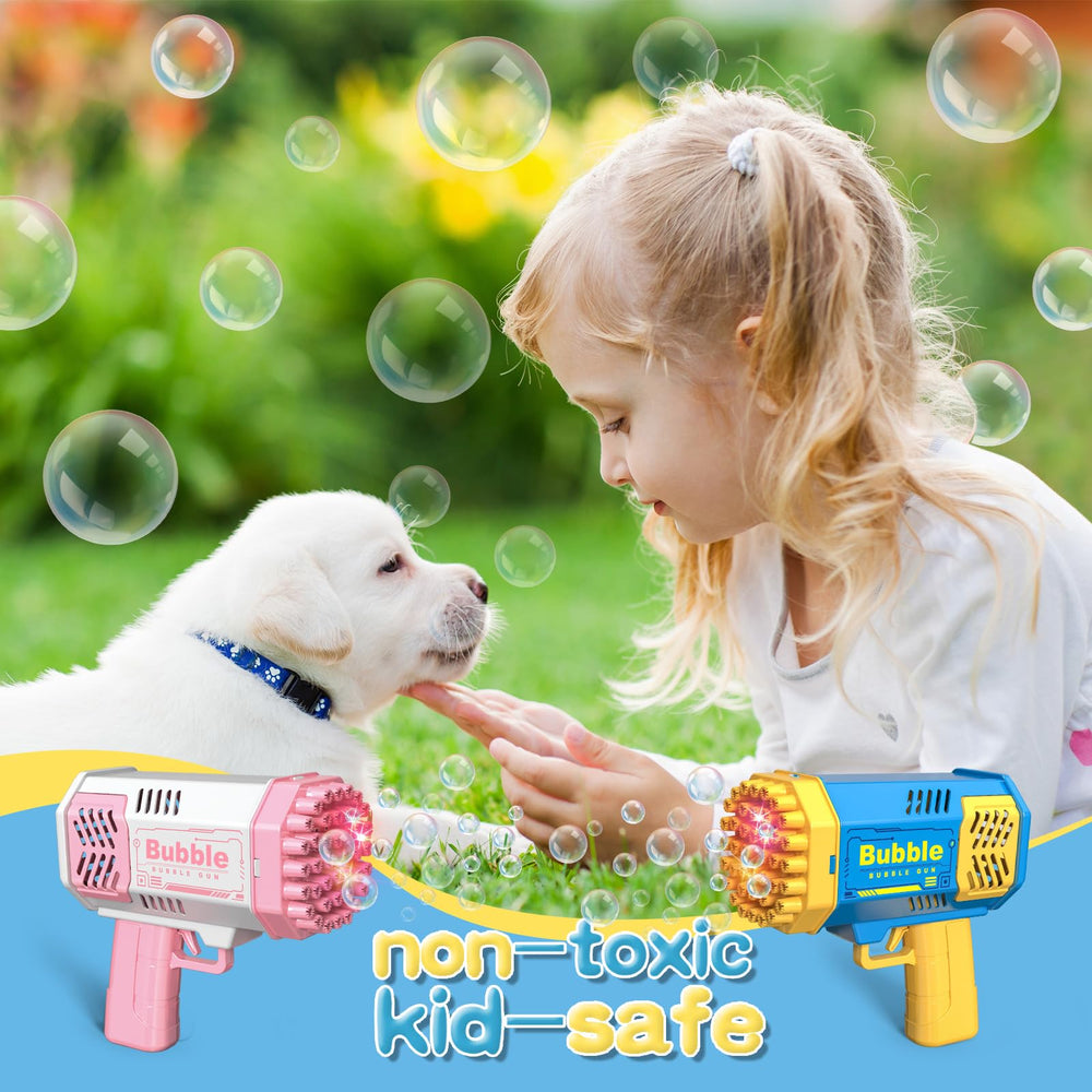 LUSJNGE kid-friendly-design keeps little hands comfortable during bubbly play.