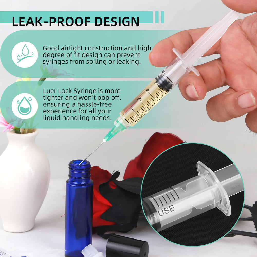 LUTAICACA 5ml syringe ideal for scientific liquid handling.