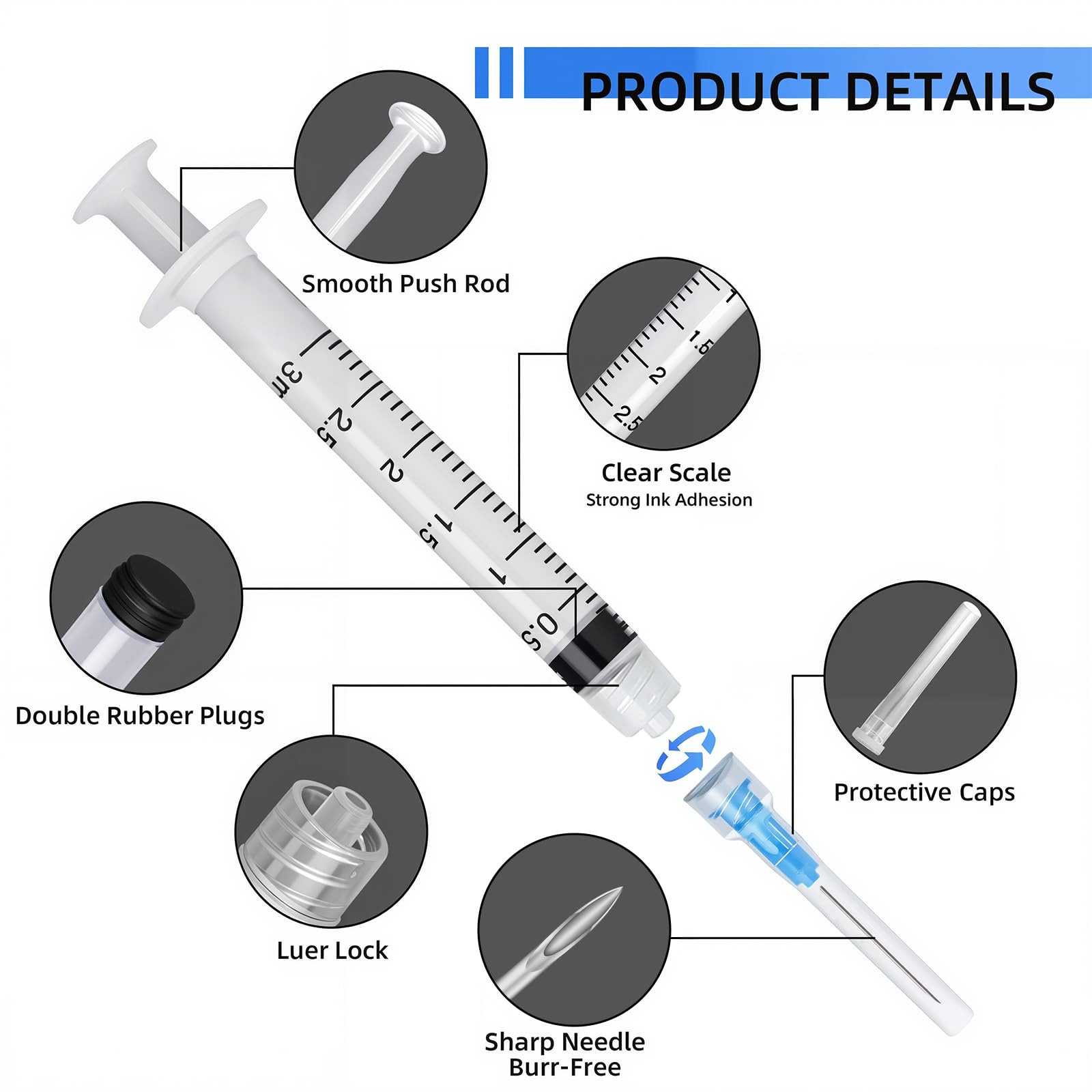 LUTAICACA clear measurement markings enable accurate liquid dispensing