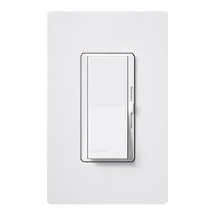 Paddle switch design on Lutron Diva LED+ Dimmer for quick on/off control.
