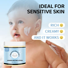 LUusmm kids bedtime application scene with easy rub for calming routine