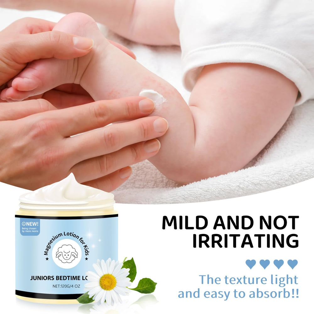 LUusmm magnesium lotion for kids offers soothing relief with light texture