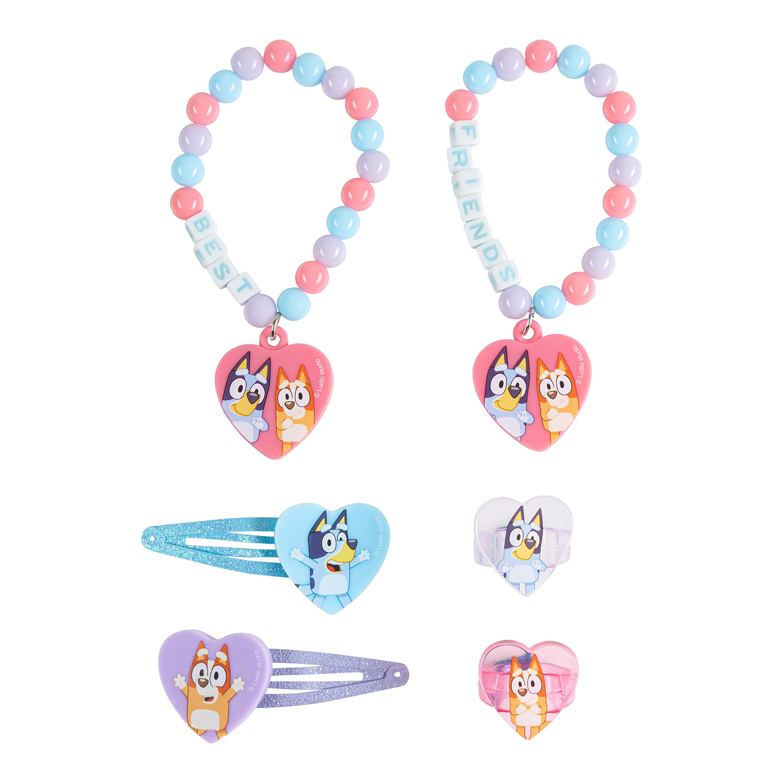 LUV HER Bluey BFF bead bracelets spark creativity with colorful beads