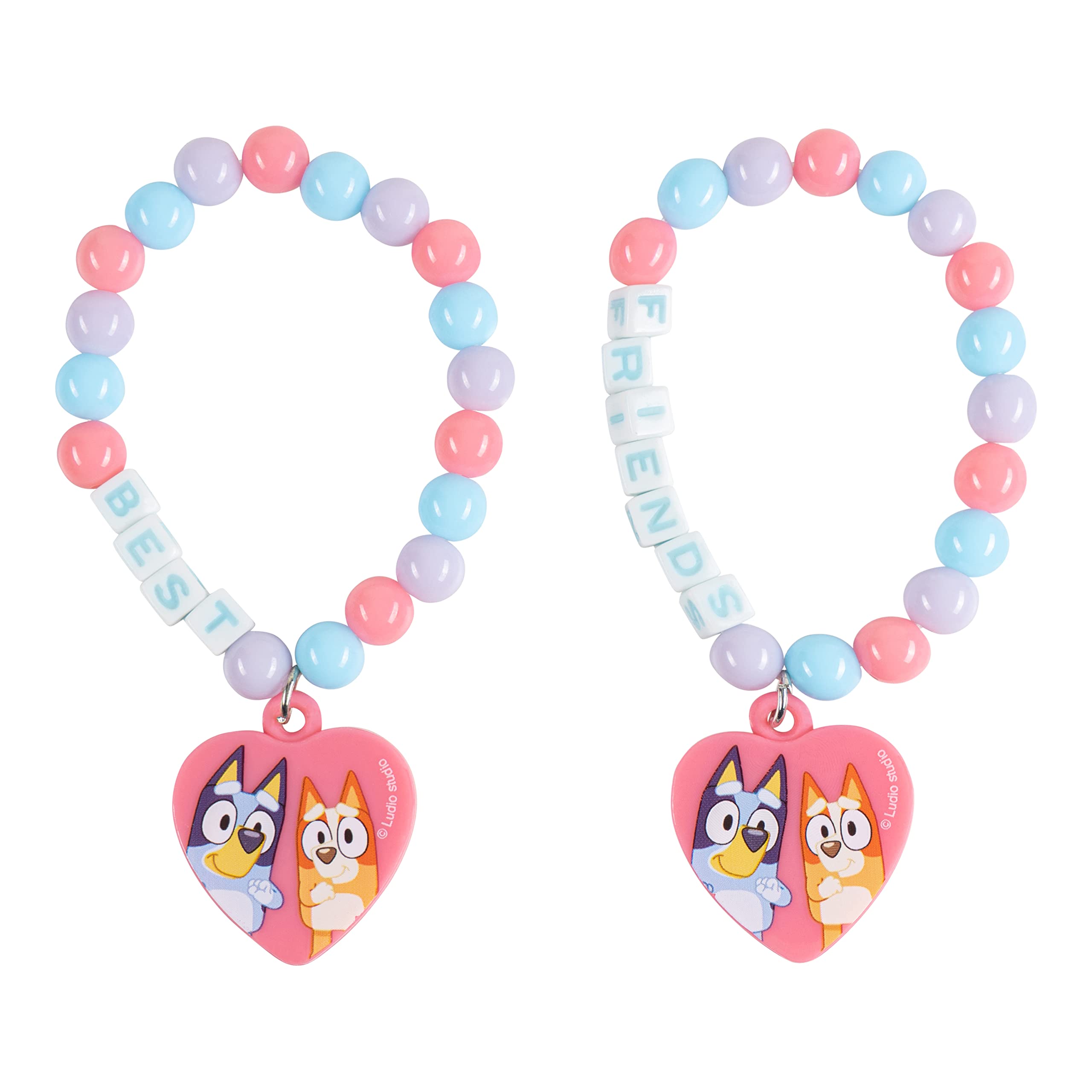 LUV HER Bluey BFF snap hair clips provide secure, easy styling