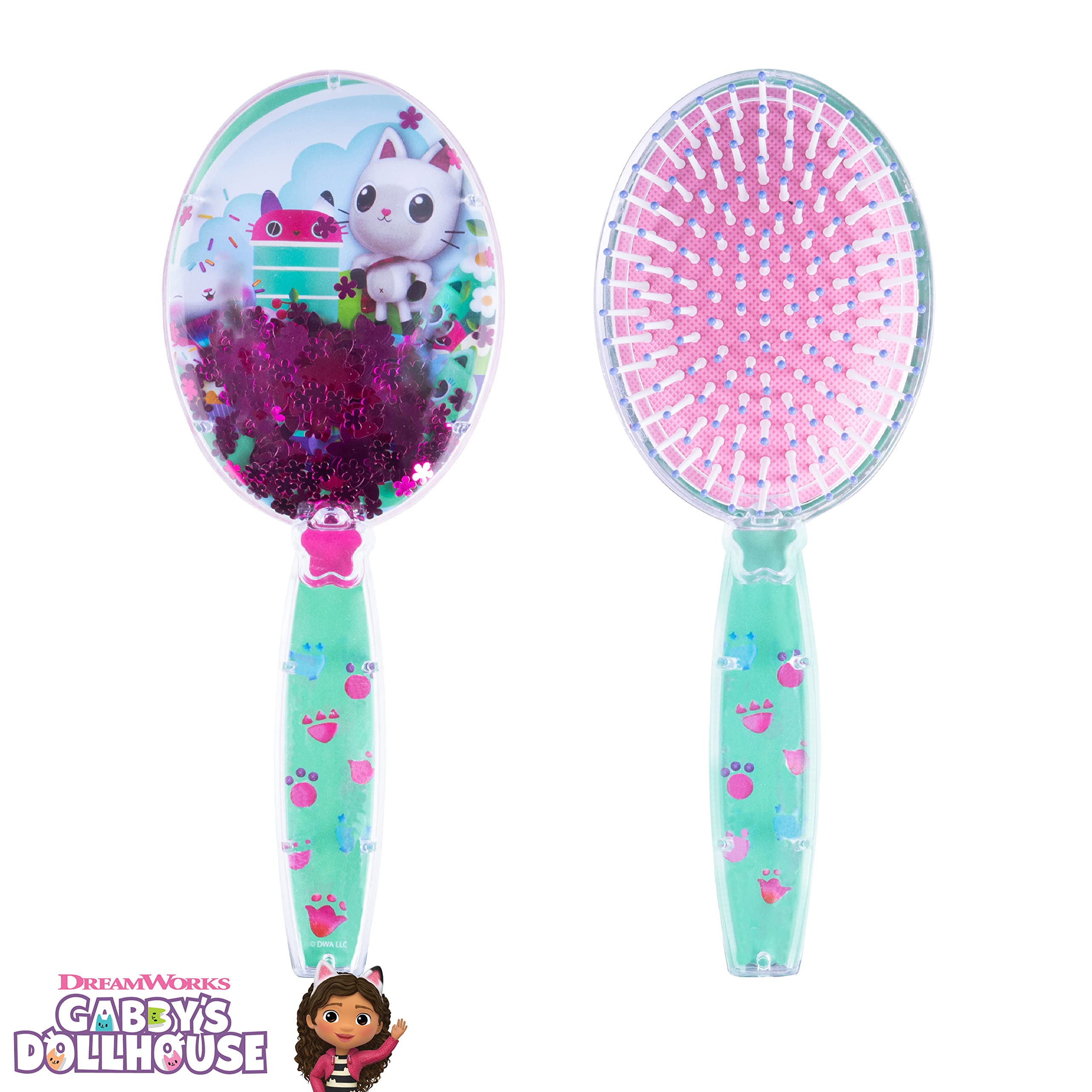 LUV HER Gabby's Dollhouse Hair Brush securely packaged with hard cover protection