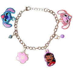 LUV HER Lilo and Stitch bracelet with charms for everyday play