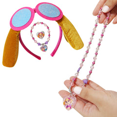 LUV HER Paw Patrol bracelet, perfect for coordinating pretend play ensembles.