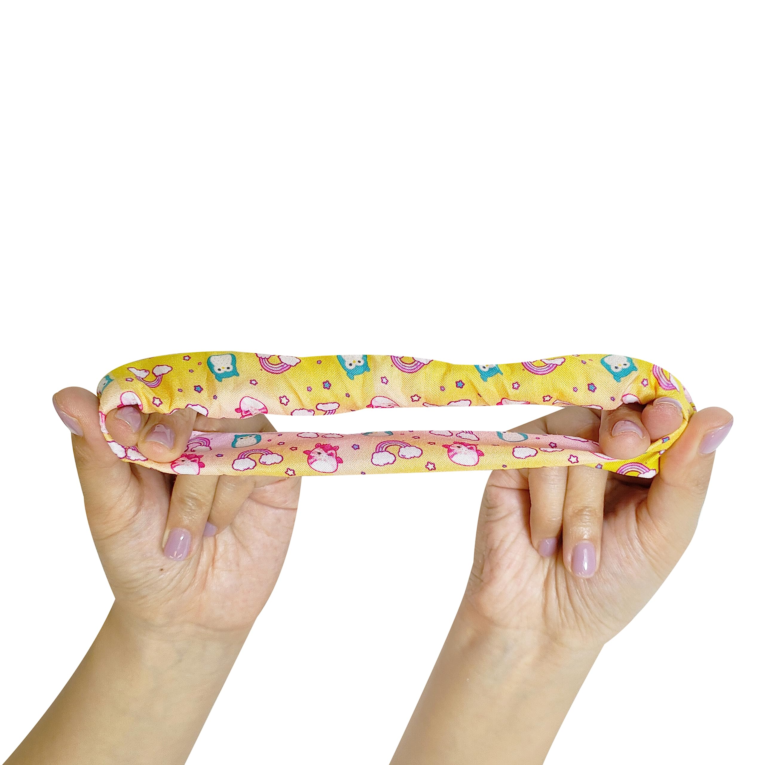 LUV HER Squishmallows scrunchies character print 4 easy care and quick styling