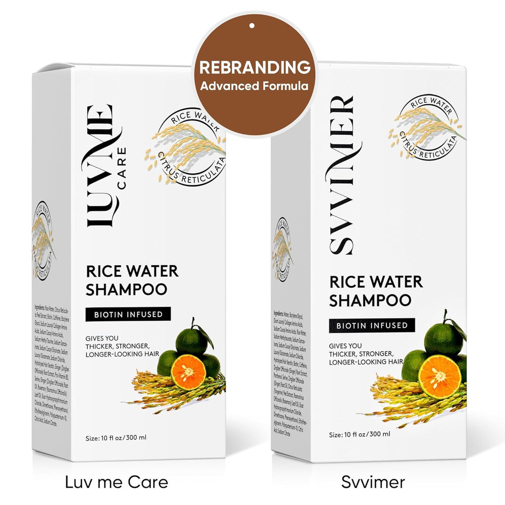 Luv Me Care shine-after-wash result shows soft, hydrated hair with natural gloss
