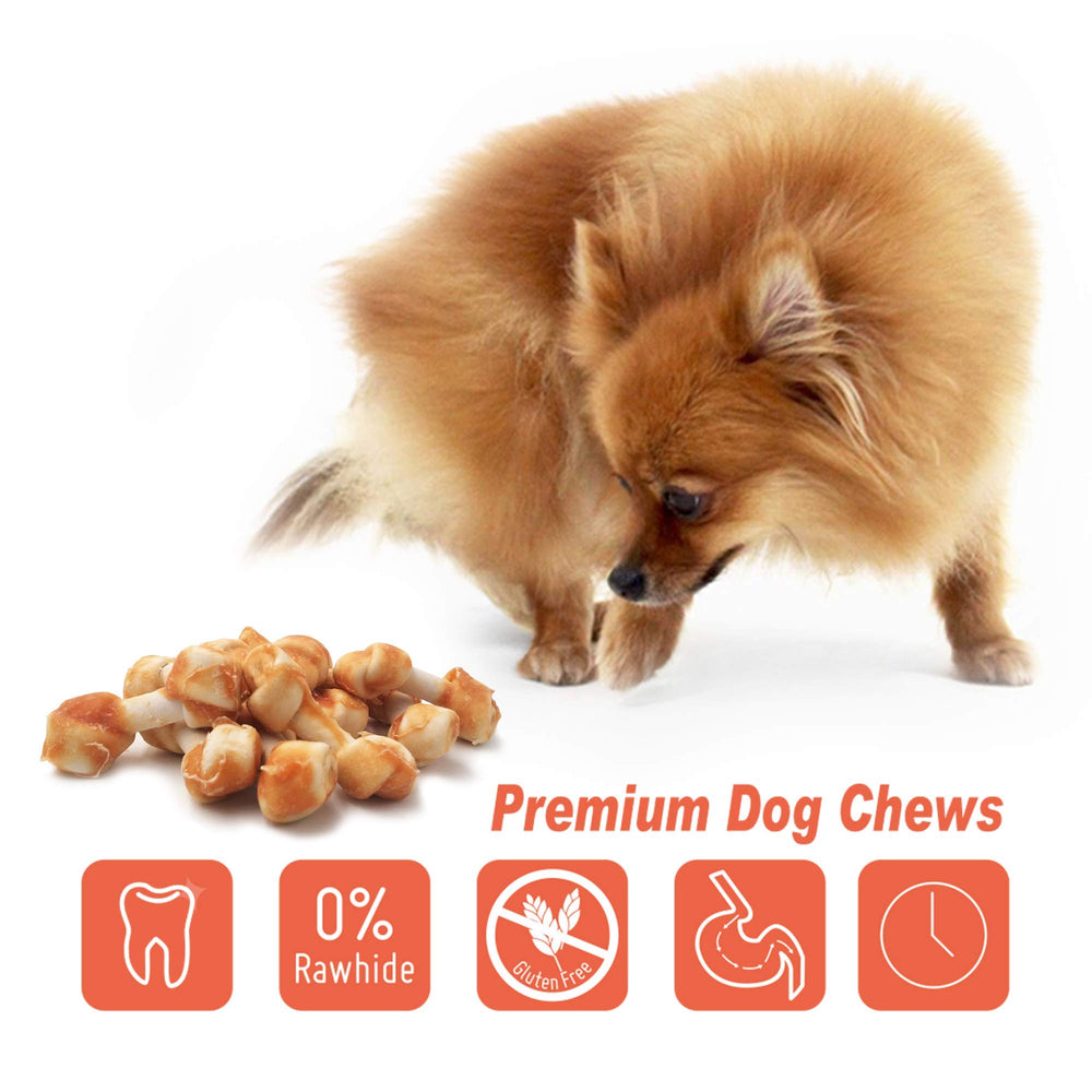 LuvChew dental chews closeup supporting plaque control during chewing.