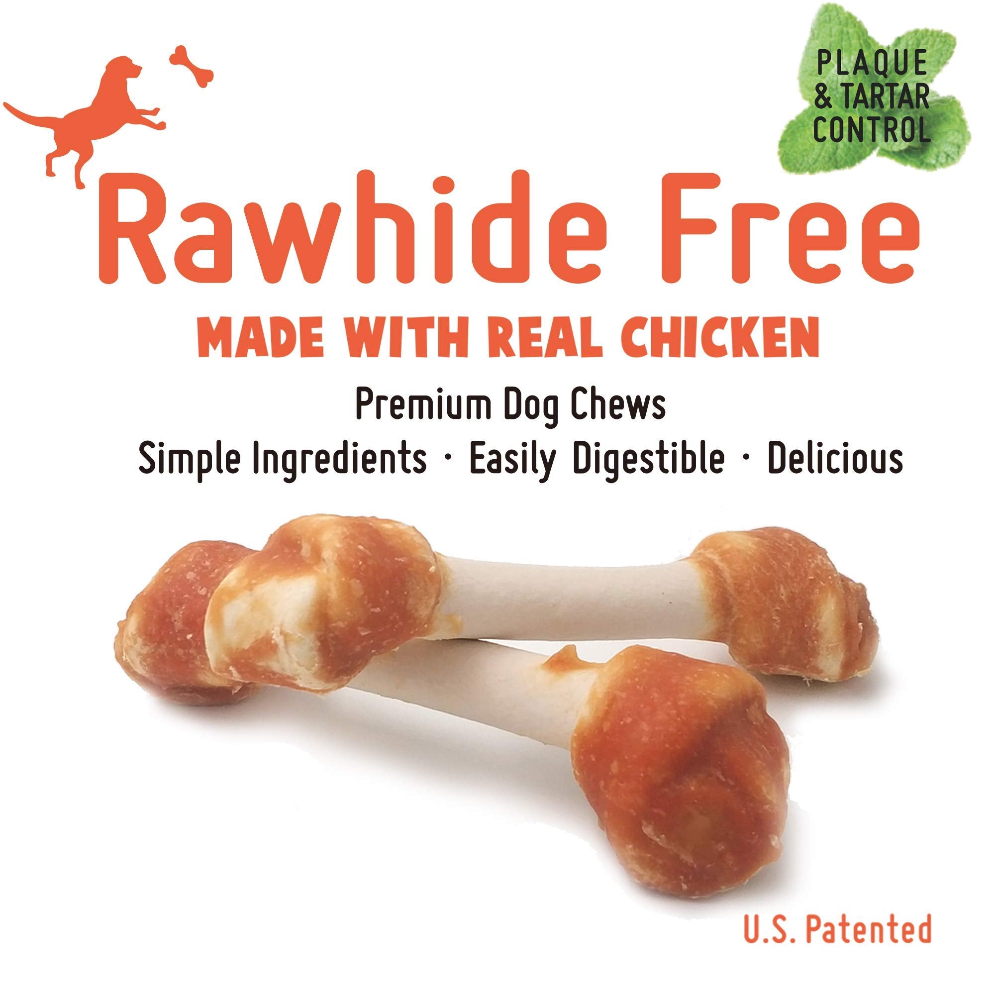 LuvChew US-patented design stands out as a safer alternative to rawhide.