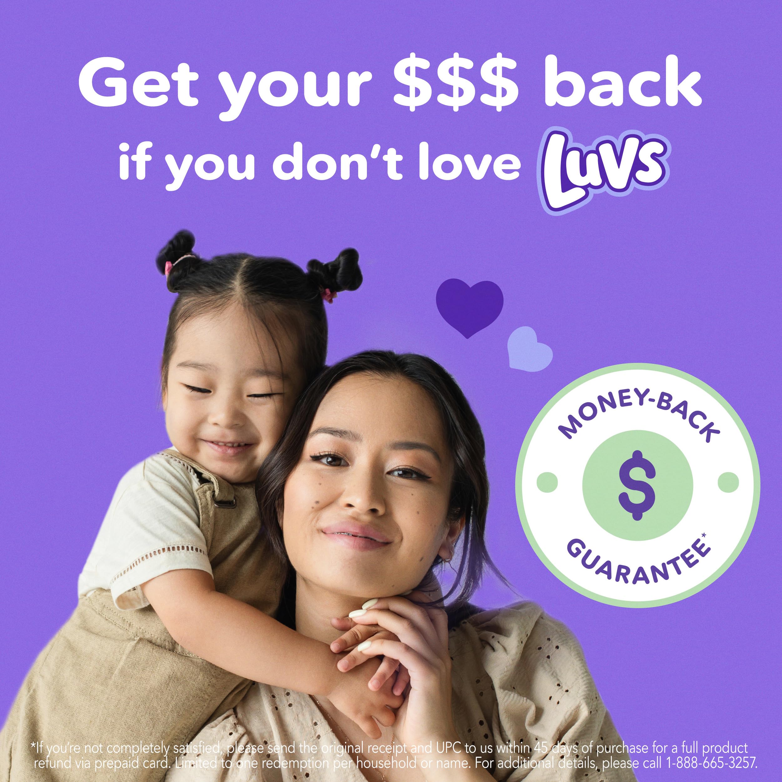 Luvs Platinum Protection soft inner lining feels gentle on sensitive skin