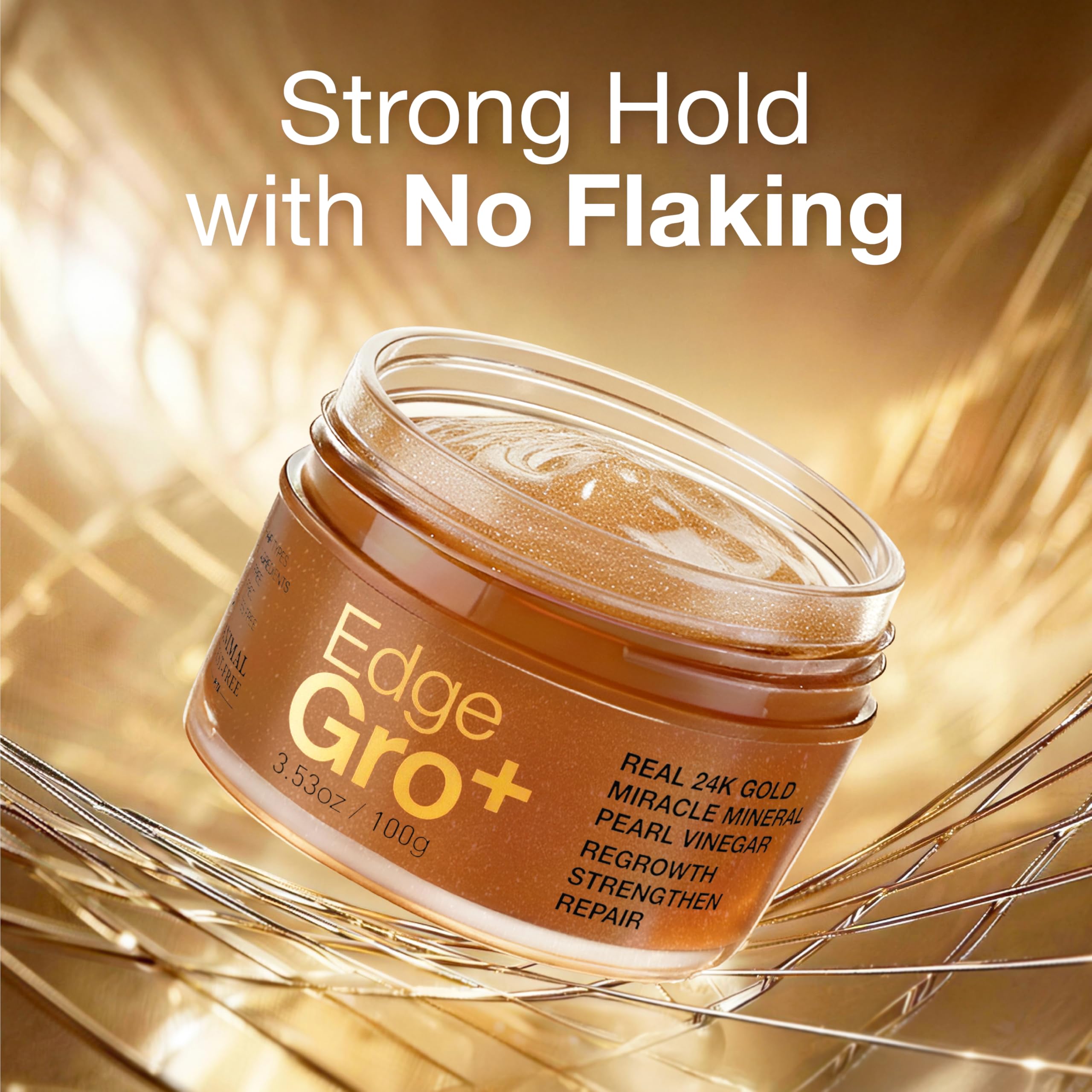 Lux Collection Edge Control Gel is gentle on edges and fights frizz.