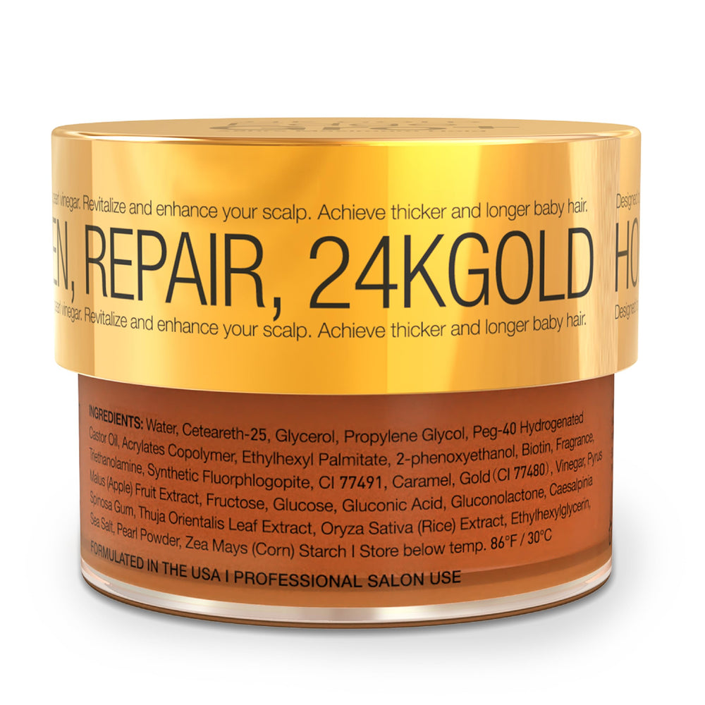 Lux Collection Edge Control Gel leaves a high-shine finish with no residue.
