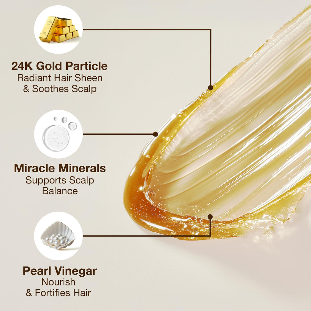 Lux Collection Edge Control Gel with pearl vinegar supports a balanced, polished look.