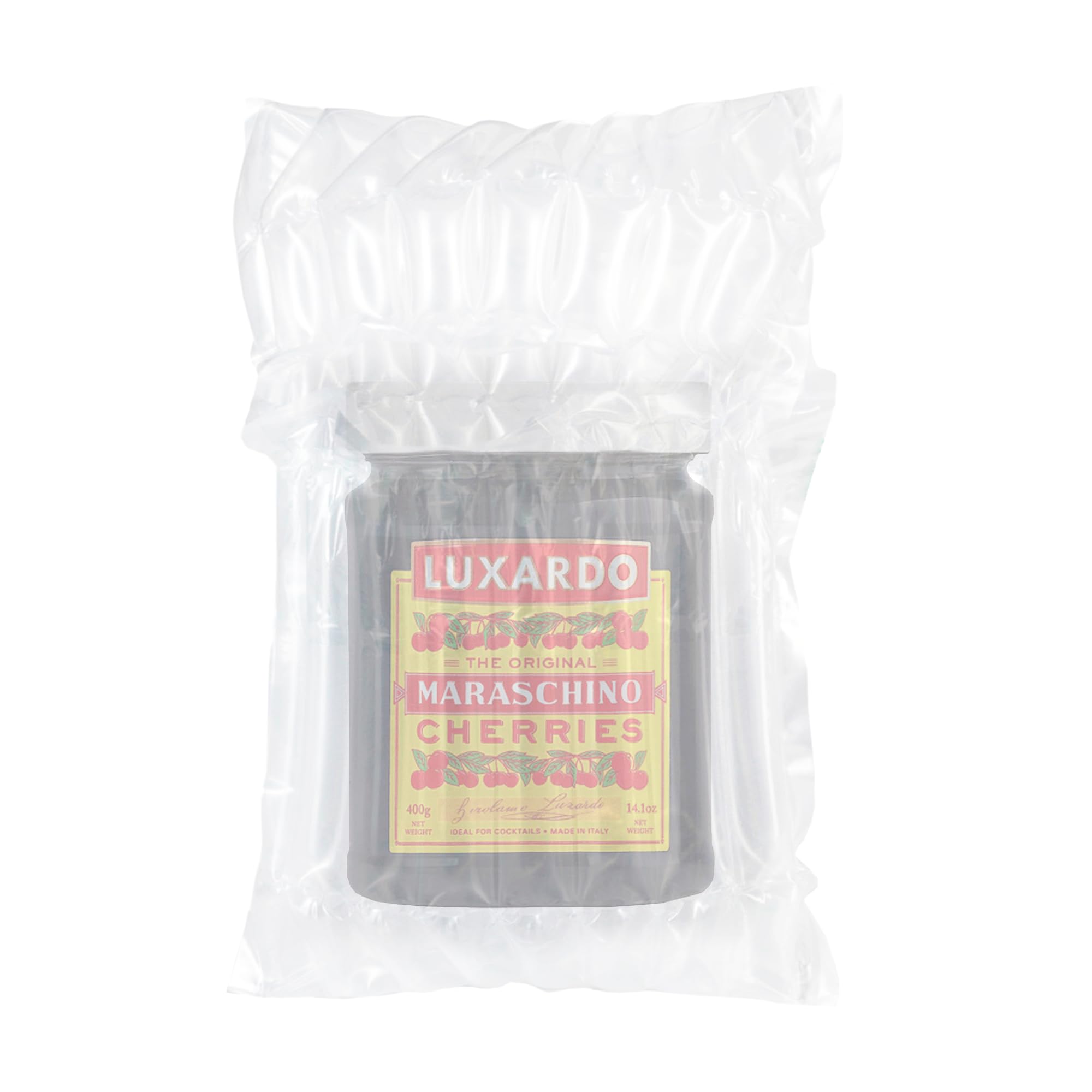 Luxardo Gourmet Cherries syrup dip highlights candied cherry richness