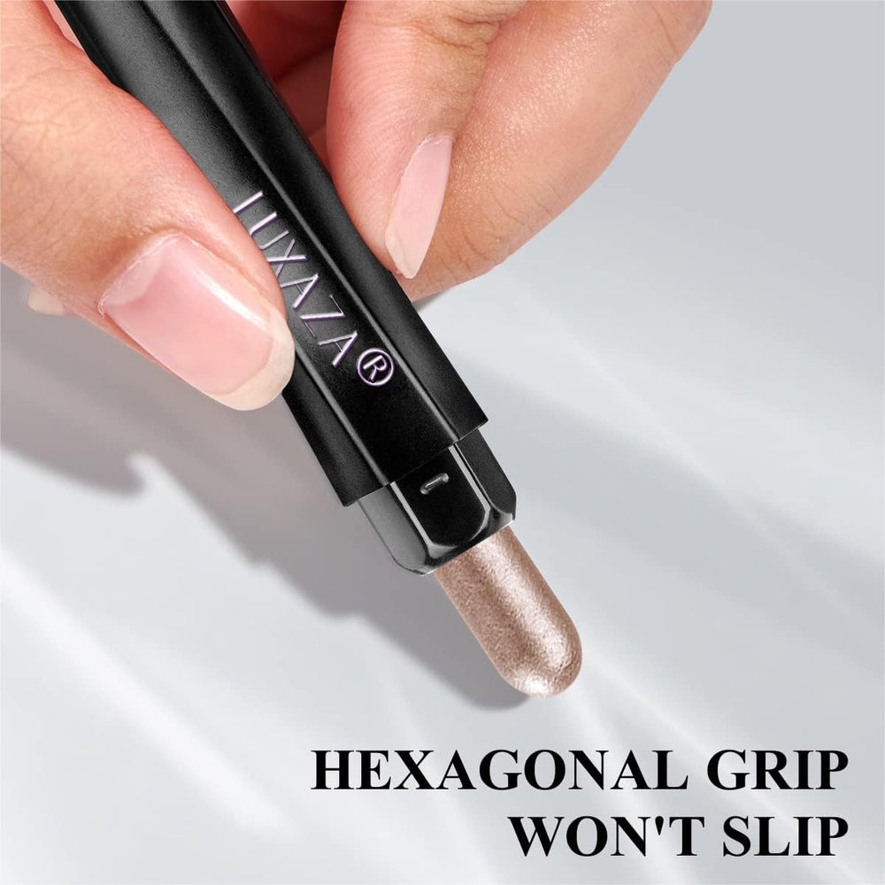 LUXAZA champagne rose pink shade for versatile day-to-night looks