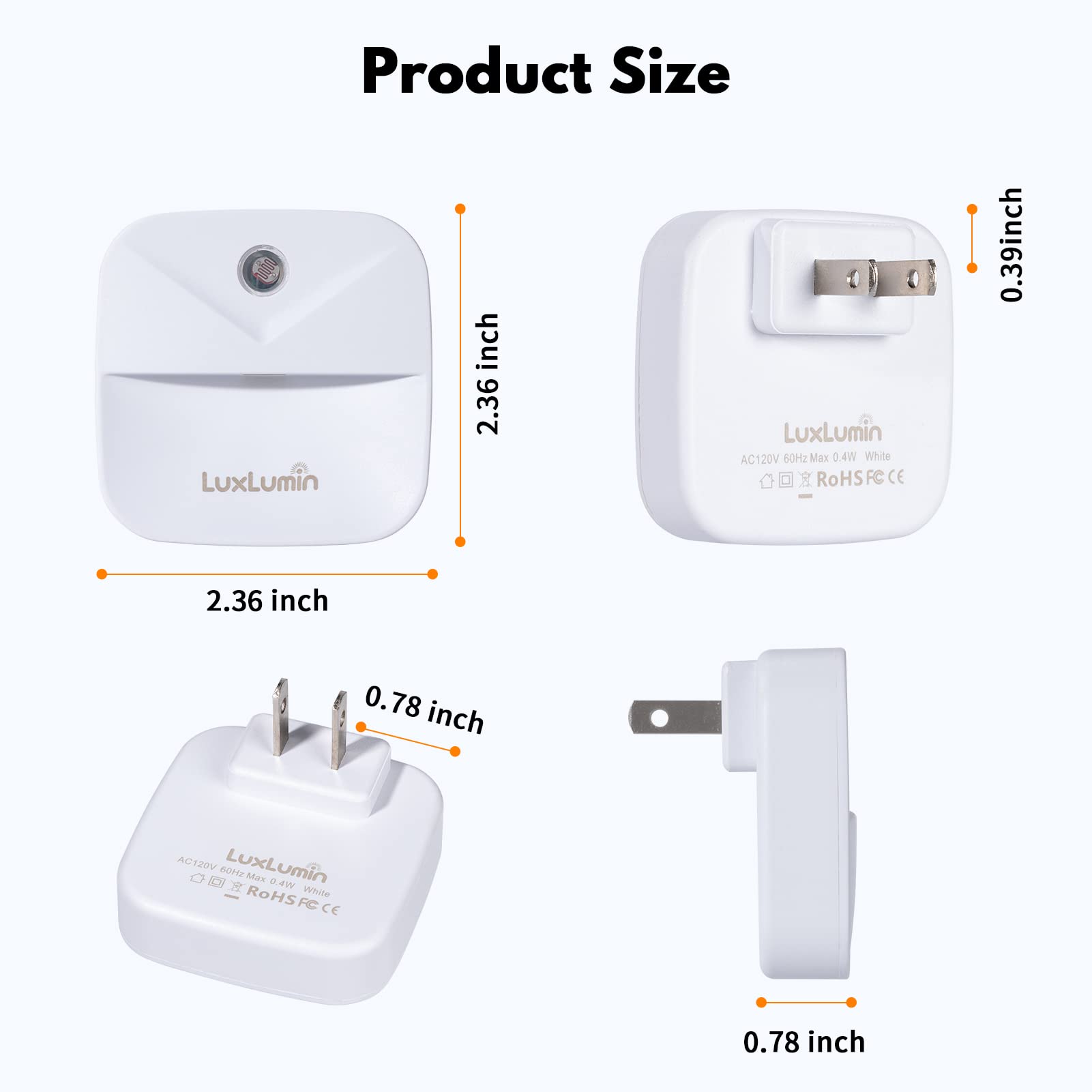 LuxLumin energy-efficient LED uses less power for long-lasting use.