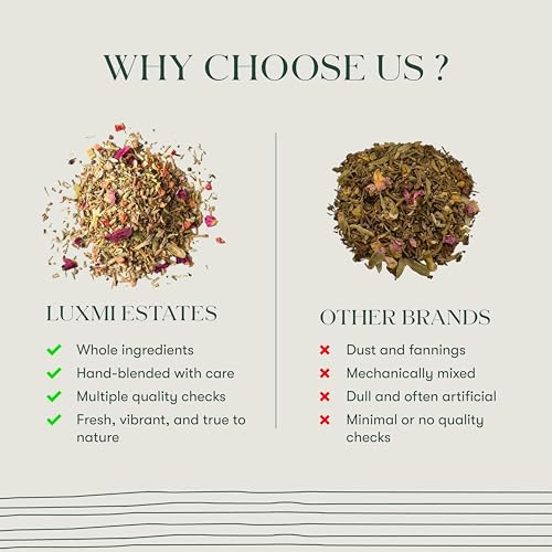 Luxmi Estates lavender chamomile blend flowers evoke calming aromatics for relaxation.