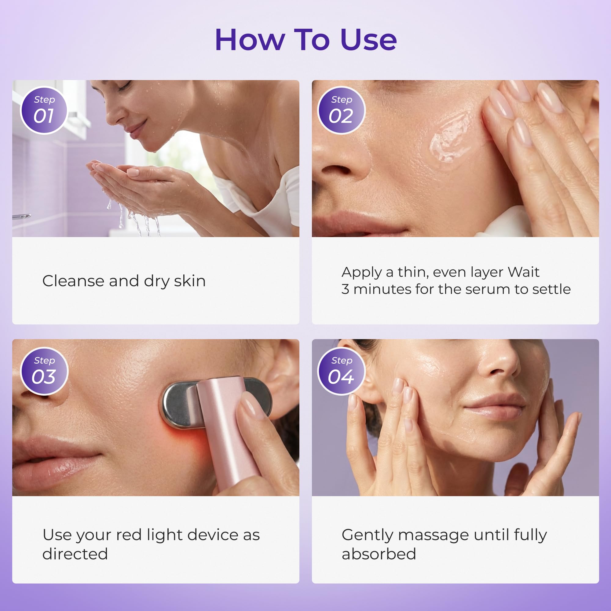 Luxvez centella soothing calm after treatment visual