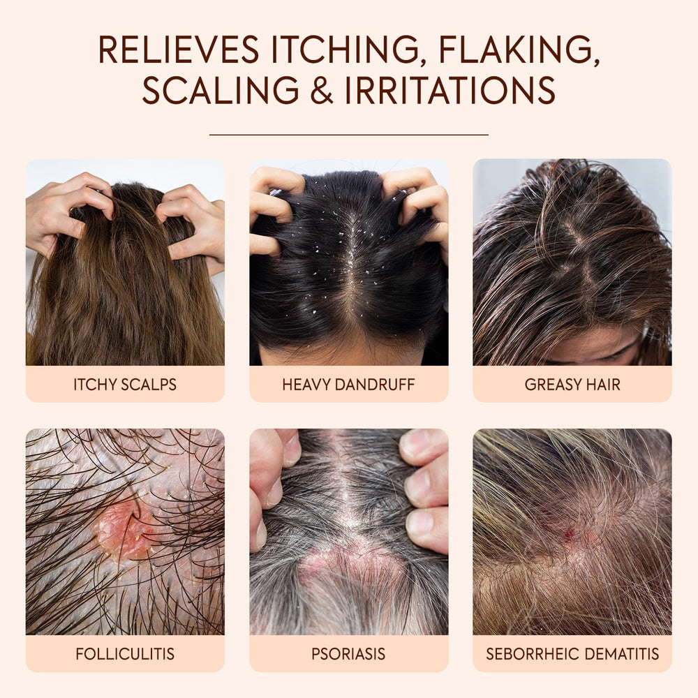 Luxvez women’s scalp lather application demonstrates gentle cleansing for sensitive skin