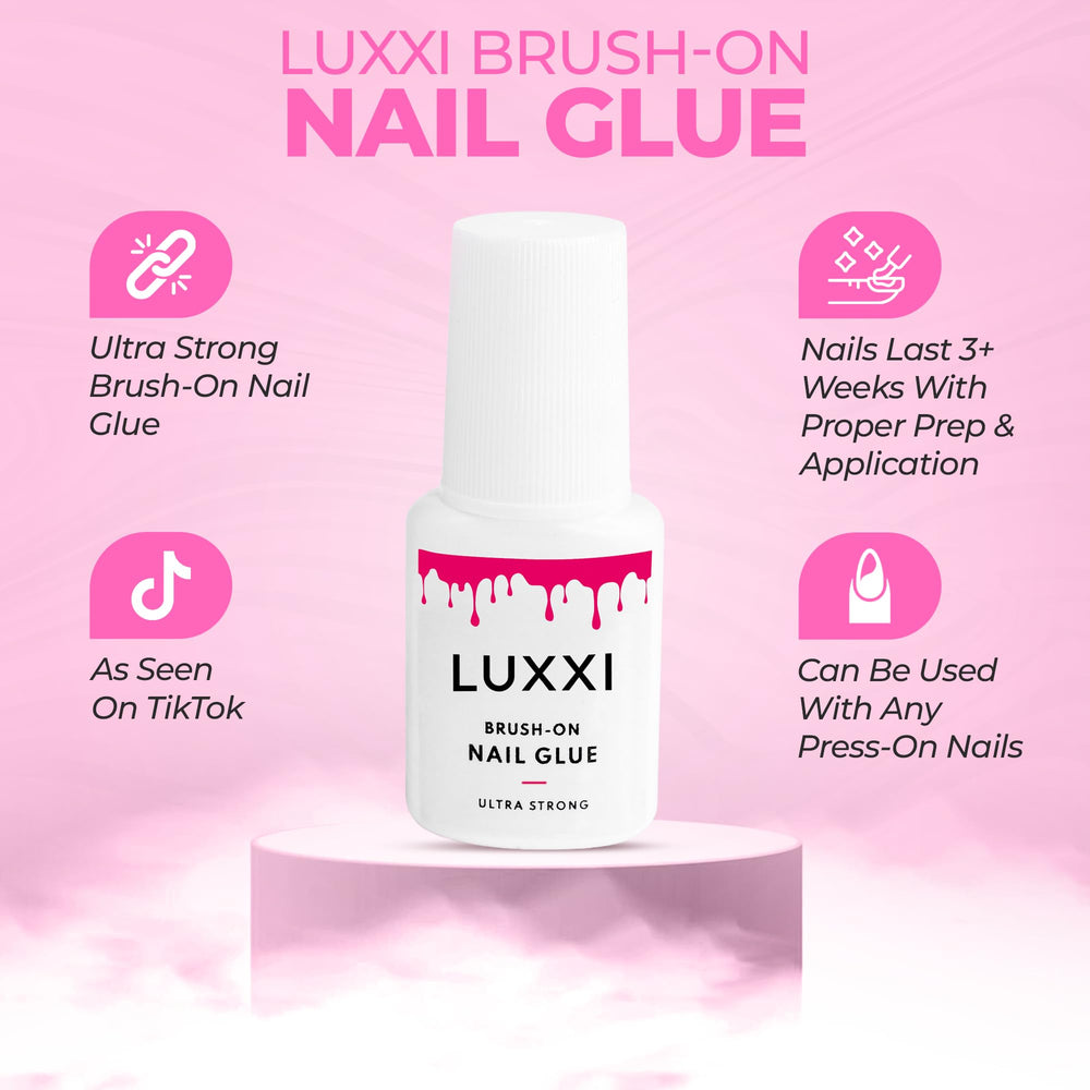 LUXXI compatible with artificial and acrylic nails supports versatile nail art.
