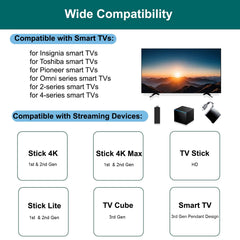 Luyeper remote for Fire Stick 4K; quick app launches and control