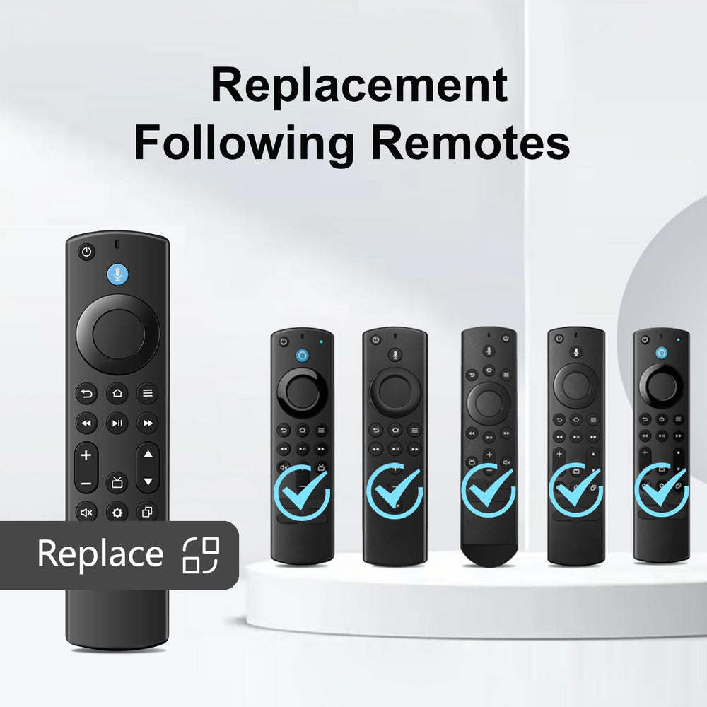 Luyeper remote for Fire Stick HD; ergonomic grip and easy use