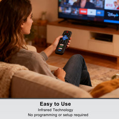 Luyeper packaging for Roku TV remote shows ready-to-use packaging