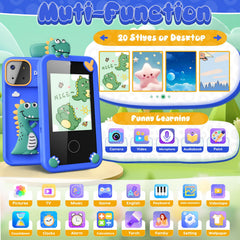Luyiilo Kids Smart Phone Toy learning games showcase engaging brain-boosting activities