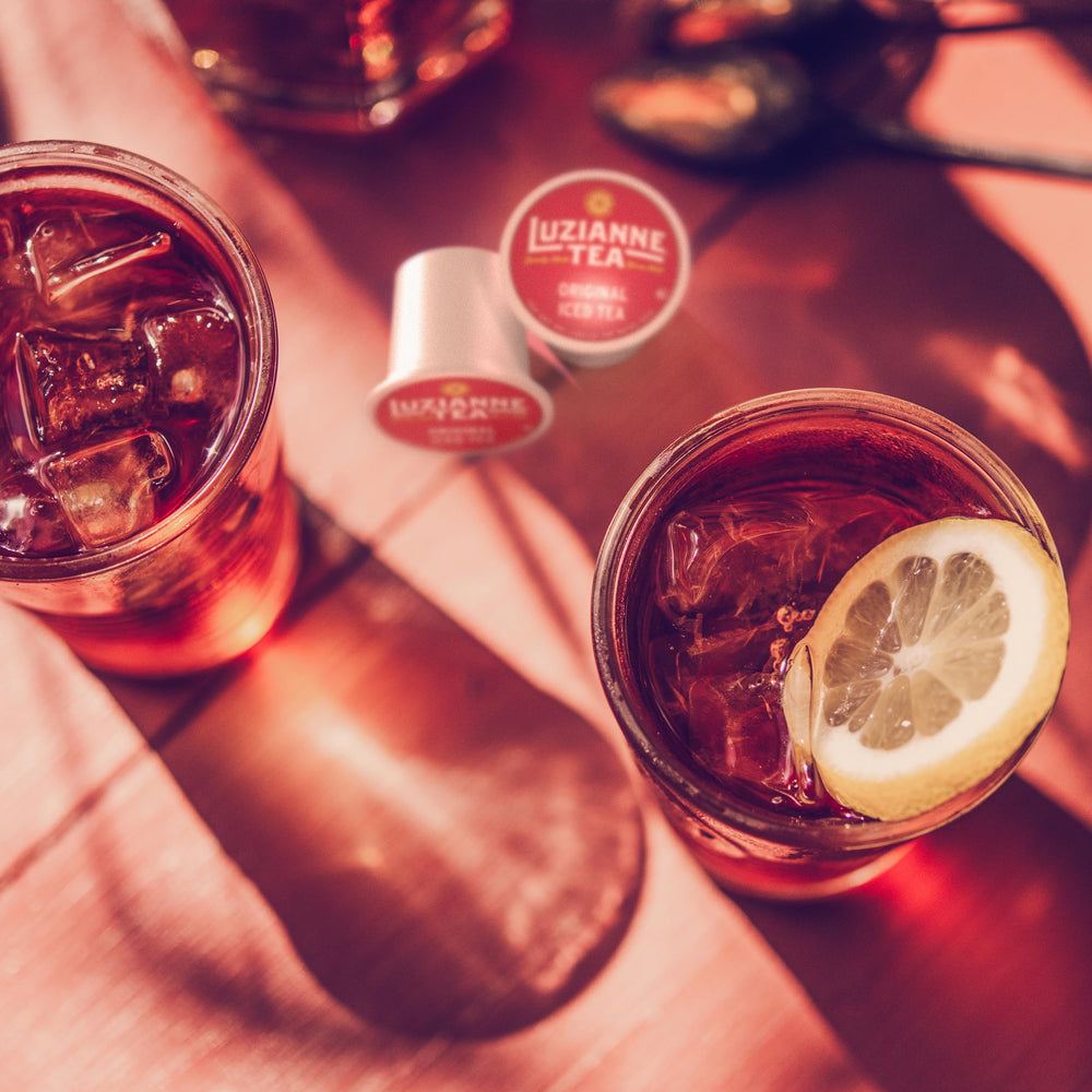 Authentic Southern Luzianne heritage tea in a ready-to-brew form