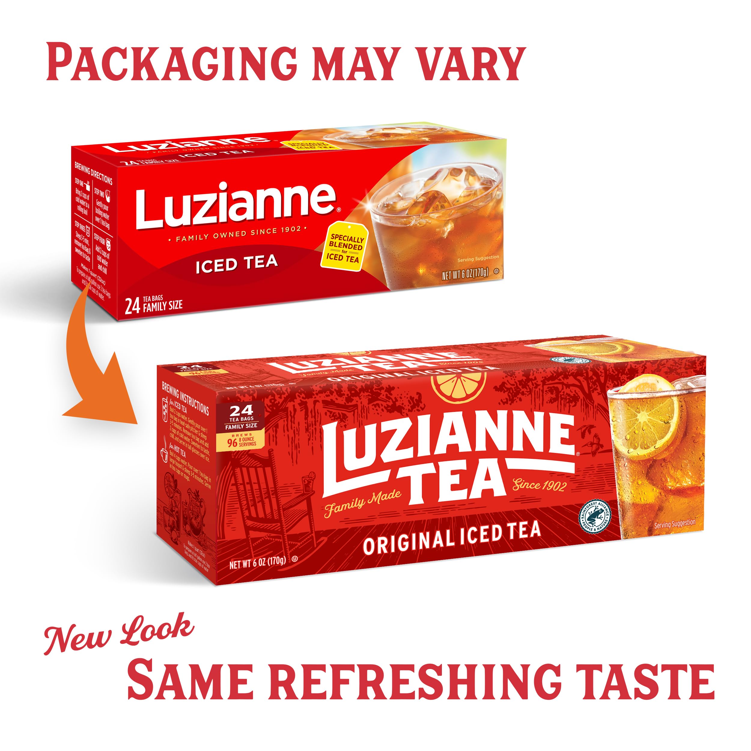 Luzianne brand heritage story showcasing a century of tea expertise for trusted flavor.